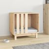 vidaXL Hundehütte 60x45x57 cm Massivholz Kiefer 822476 Bild 3