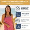 Blumtal Sporthandtuch Mikrofaser Handtuch - kompakte Mikrofaser Handtücher, Mikrofaser (inkl. Transporttasche, einzeln oder als Set verfügbar, 2-St), ultra leicht & schnelltrocknend, Reisehandtuch, Strandhandtuch Bild 3