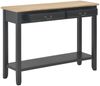 vidaXL Konsolentisch Schwarz 110 x 35 x 80 cm Holz 249903 Bild 2