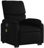 vidaXL Massagesessel mit Aufstehhilfe Elektrisch Schwarz Kunstleder 3204907 Bild 3