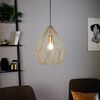 Eglo 49933 Hängeleuchte Vintage CARLTON Stahl goldfarben E27 1X40W H:110cm Ø31cm dimmbar Bild 4