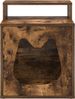 vidaXL Katzenhaus Geräucherte Eiche 42,5 x 40 x 53,5 cm Holzwerkstoff 8000694 Bild 5