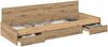 vidaXL Bettrahmen mit Kopfteil Artisan-Eiche 90 x 200 cm Holzwerkstoff 3335236 Bild 2