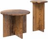 vidaXL Beistelltisch-Set mit Speicher 2 pcs Altholz Holzwerkstoff 8001035 Bild 3