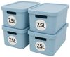 Plastard Aufbewahrungsbox mit Deckel von 7,5 - 31 Liter in verschied, Farben, Transportbox (4er-Set, 4 St), Lagerbox, Spielzeugbox, BPA-Frei Storagebox Bild 4