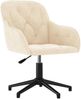 vidaXL Esszimmerstühle 2 Stk. Drehbar Creme Samt 3103386 Bild 3