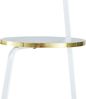 Beistelltisch Sipoo 74x46x37cm Weiß / Goldfarben [en. casa] Bild 5