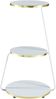 Beistelltisch Sipoo 74x46x37cm Weiß / Goldfarben [en. casa] Bild 2