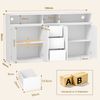 BEWISHOME Sideboard Küchenschrank mit Arbeitsplatte, Küchenbuffet Buffetschrank (2 St), – 180×40×80 cm Bild 2