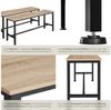 tectake Bank 2er Set Sitzbank, Industrial Style Bild 4