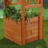 Rankhilfe Pflanzkasten Rosenbogen Pergola Spalier Garten Holz Rankgitter Bogen Bild 4