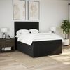 vidaXL Boxspringbett mit Matratze Schwarz 140x200 cm Stoff 3293993 Bild 5