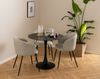 Armlehnstuhl >Eleanor< (2er-Set) in Beige - 56x80,5x54,5 (BxHxT) Bild 3