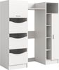 welltime Badmöbel-Set FALAS, TOPSELLER!, 3-teilig, Hauswirtschaftsraum Set, Breite 176 cm, (Set, 3-St, 1x Wäscheschrank, 1x Waschmaschinenumbauschrank, 1x Mehrzweckschrank), Kombination, Waschmaschinenumbau, Waschmaschinenschrank, Wäschekammer Bild 4