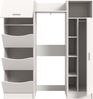 welltime Badmöbel-Set FALAS, TOPSELLER!, 3-teilig, Hauswirtschaftsraum Set, Breite 176 cm, (Set, 3-St, 1x Wäscheschrank, 1x Waschmaschinenumbauschrank, 1x Mehrzweckschrank), Kombination, Waschmaschinenumbau, Waschmaschinenschrank, Wäschekammer Bild 3