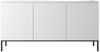 Selsey Bemmi - Sideboard Kommode 3-türig, Weiß mit schwarzen Beinen, 150 cm Bild 4