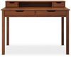 IDIMEX Schreibtisch RAUL, Bürotisch mit Stauraum aus Massivholz mit 4 Schubladen Kastanien farbe Bild 4