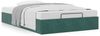 vidaXL Ottoman-Bett ohne Matratze Dunkelgrün 120x200 cm Samt 3310958 Bild 4
