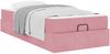 vidaXL Bettgestell mit Matratze 2 pcs Rosa Samt 3399539 Bild 3