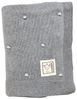 KAISER 65210249 KNOTS Babydecke Strick 100% Bio Baumwolle (kbA), atmungsaktive Babydecke, Ganzjährig, Neugeborene, Kinderwagendecke, Babyschalendecke, Fb. grey/knots light blue Bild 3