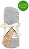 KAISER 65210249 KNOTS Babydecke Strick 100% Bio Baumwolle (kbA), atmungsaktive Babydecke, Ganzjährig, Neugeborene, Kinderwagendecke, Babyschalendecke, Fb. grey/knots light blue Bild 2