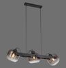 JUST LIGHT 15753-18 CUP 2.0 Pendelleuchte 3-flammig schwarz Rauchglas Bild 5