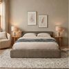 IDIMEX Polsterbett CURSIO, Doppelbett 140x200 cm mit Lattenrost in Cord-Optik Taupe Bild 2
