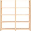 vidaXL Lagerregale 5 Böden 10 Stk 170x38x170cm Massivholz Kiefer 500kg 3051112 Bild 4
