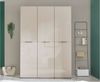 Kleiderschrank Bergamo / Bari, Glas, Holzwerkstoff, Beige, 150 x 212 x 57 cm Bild 4