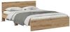 vidaXL Bettrahmen Artisan-Eiche 120 x 200 cm Holzwerkstoff 3403584 Bild 3