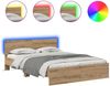 vidaXL Bettrahmen Artisan-Eiche 120 x 200 cm Holzwerkstoff 3403584 Bild 2