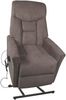 Massagesessel >Cadillac< Aufstehhilfe, Relaxfunktion, graubraun - 77x84x98cm (BxHxT) Bild 4