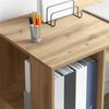 vidaXL Schreibtisch Artisan-Eiche 130 x 50,5 x 75 cm Holzwerkstoff 869505 Bild 4