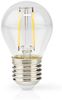 LED-Filament-Lampe E27 | G45 | 4.5 W | 470 lm | 2700 K | Dimmbar | Warmweiss | Retro Style | 1 Stück Bild 2