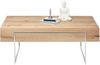 Couchtisch Bianka / 1182, Silber, Holzfarben, 110 x 40 x 60 cm Bild 4