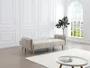 Vente-unique - SONIATA Sofa Stoff Beige - B 92 cm x H 92 cm x L 208 cm Bild 2