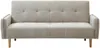 Vente-unique - SONIATA Sofa Stoff Beige - B 92 cm x H 92 cm x L 208 cm Bild 3
