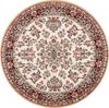 Kurzflor Orient Teppich Zabul - senfgelb, creme - 140 cm Durchmesser Bild 5