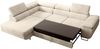Selsey 'Stevil' Ecksofa mit Schlaffunktion, links – Hellbeige – Cord Bild 4