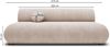 Selsey 'Armone' 3-Sitzer Sofa mit Schlaffunktion, Chenille, Grau Bild 5