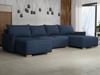 Ecksofa Fernik U mit Schlaffunktion und Bettkasten, schmale Armlehne (Farbe: Soul 15) Bild 2