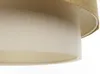 BPS Koncept 061-110-40 Hängeleuchte BOHO ELEGANT E27 1x40W Stoff strukturiert auf PVC-Kunststoff braun, weiß H:91cm Ø40cm dimmbar Bild 2