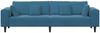 vidaXL Sofa Blau 250 x 77 x 76 cm Samt 3335152 Bild 4