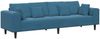 vidaXL Sofa Blau 250 x 77 x 76 cm Samt 3335152 Bild 2