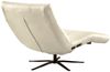 KAWOLA Relaxliege LETICIA motorisch mit Akku Leder weiß 115 x 156 x 82 cm Bild 4