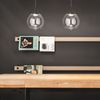 Fabas Luce 3770-45-372 LED Pendelleuchte Ariel 1-flammig 25cm transparent 3 Step Dim Bild 2