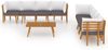 vidaXL 8-tlg. Garten-Lounge-Set mit Kissen Massivholz Akazie 3087013 Bild 3