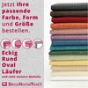 DecoHomeTextil Leinen Optik Tischdecke, Quadratisch 130x130 cm Hellgrau, wasserabweisend, fleckenabweisend, abwaschbar, Lotuseffekt, bügelfrei Bild 3