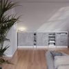 Küchenschrank für Dachschrägen R-Line Beton 80 cm mit 2 Türen, Schrankkorpus 60 cm Tiefe Vicco Bild 5