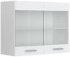 Küchenfront R-Line Weiß Hochglanz 79.2 x 59 cm Möbelfront für den Hängeglasschrank Vicco Bild 5